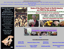 Tablet Screenshot of americanmushrooms.com